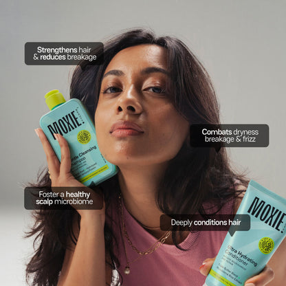 Moxie Beauty Rinse & Shine Duo - Shampoo & Conditioner for Dry and Frizzy Hair Combo