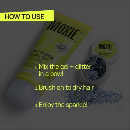 Moxie Beauty Hold My Sparkle - Styling Gel & Hair Glitter Duo