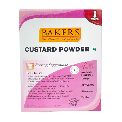 BAKERS Raspberry Flavored Custard Powder