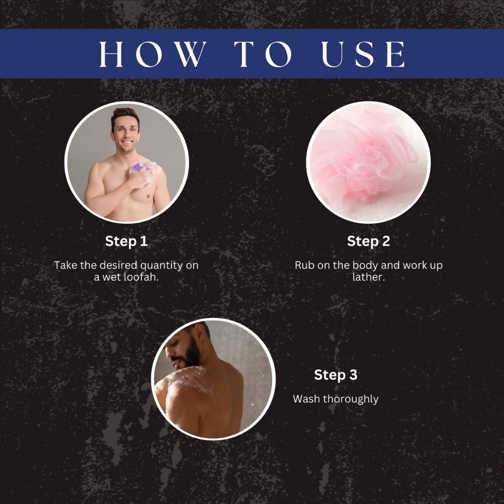 Amazing Earth Charcoal Body Wash for Men