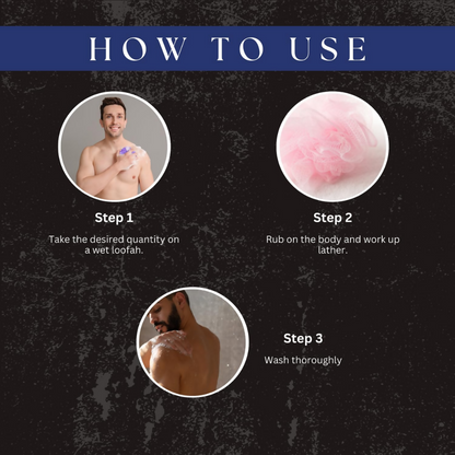 Amazing Earth Charcoal Body Wash for Men