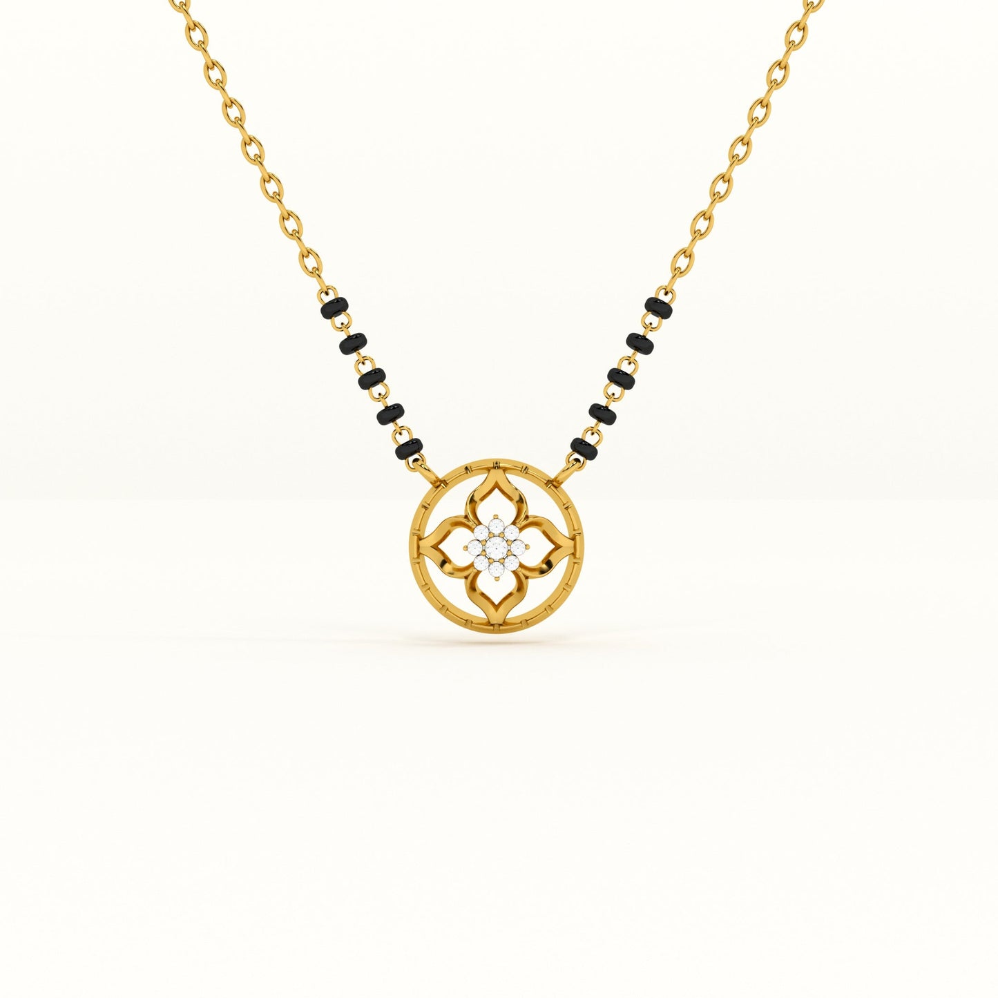 Eternal Lotus 925 Sterling Silver Mangalsutra