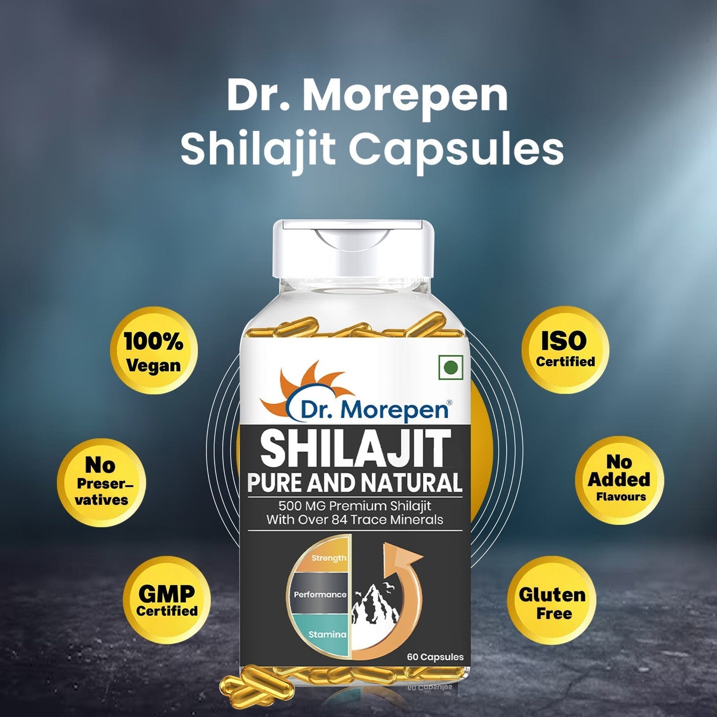 Dr Morpen Sj Resin & Sj Capsules-Stamina & Strength Booster/Mineral Rich Endurance Enhancer
