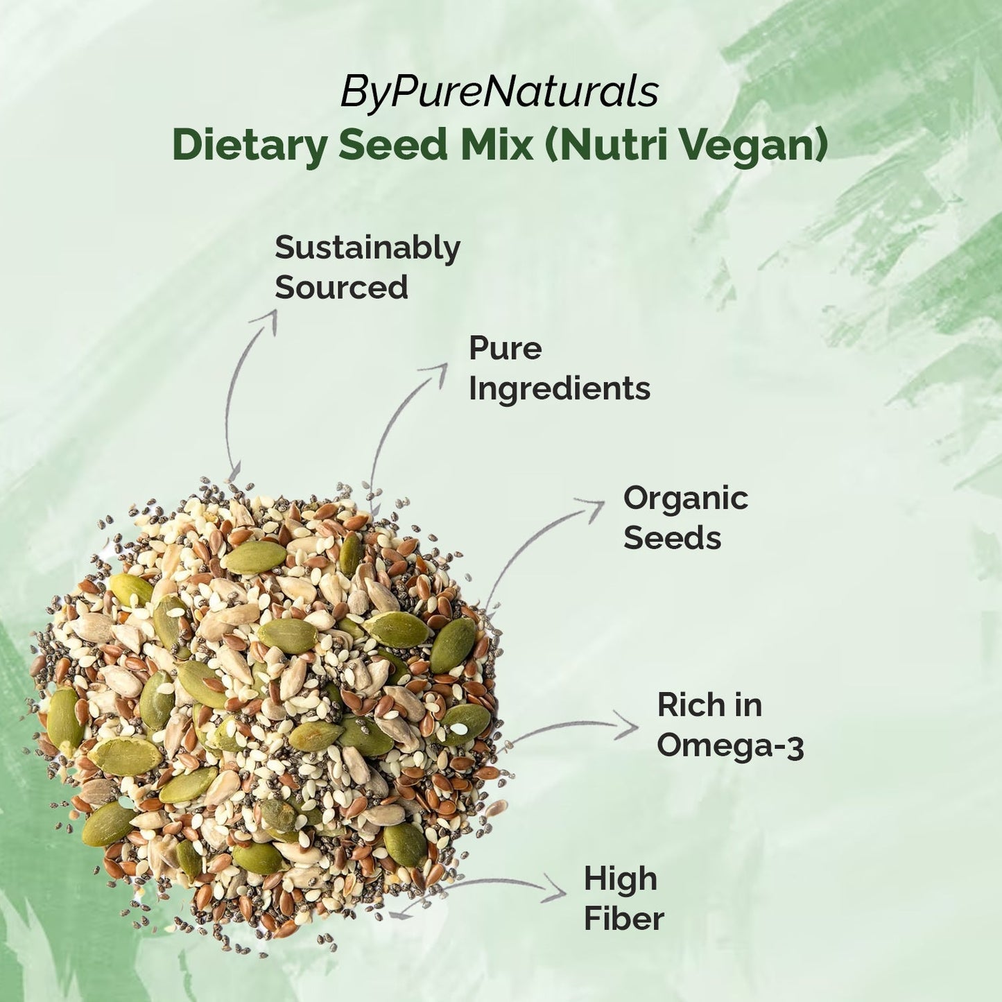 byPureNaturals Nutri Vegan Dietary Seed Mix
