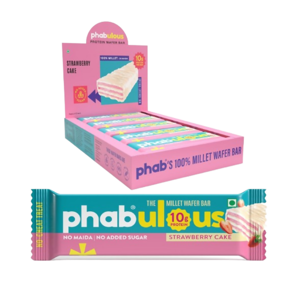 Phab Millet Wafer - Strawberry Protein Wafer