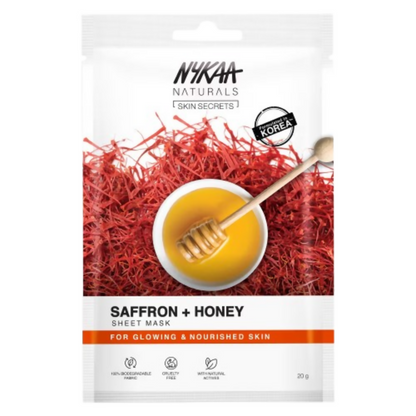 Nykaa Saffron & Honey Sheet Mask
