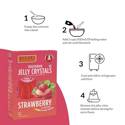 BAKERS Jelly Crystals - Strawberry