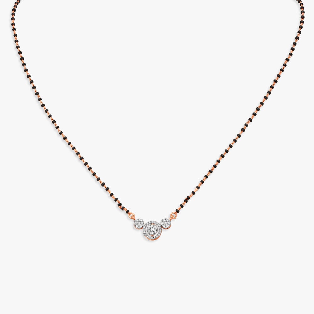 Burst of Love Diamond Mangalsutra in 18K Rose Gold, 0.237 ct