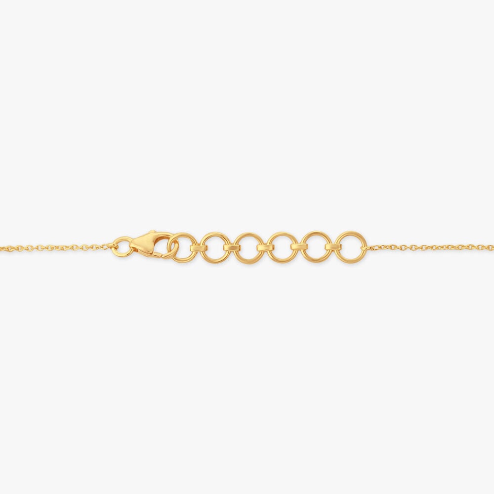 Delicate Bloom Diamond Mangalsutra in 18K Yellow Gold, 0.445 ct