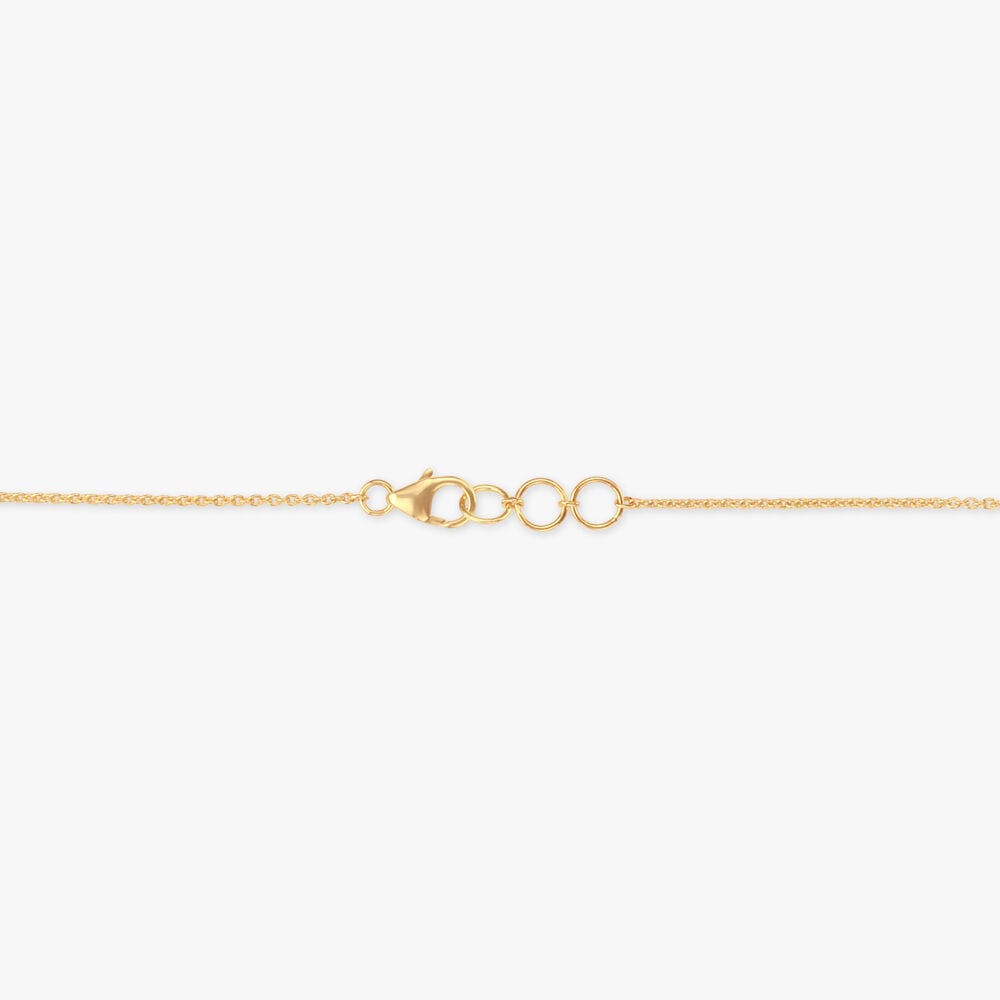 Scarlet Swirl Diamond Mangalsutra in 18K Yellow Gold, 0.17 ct