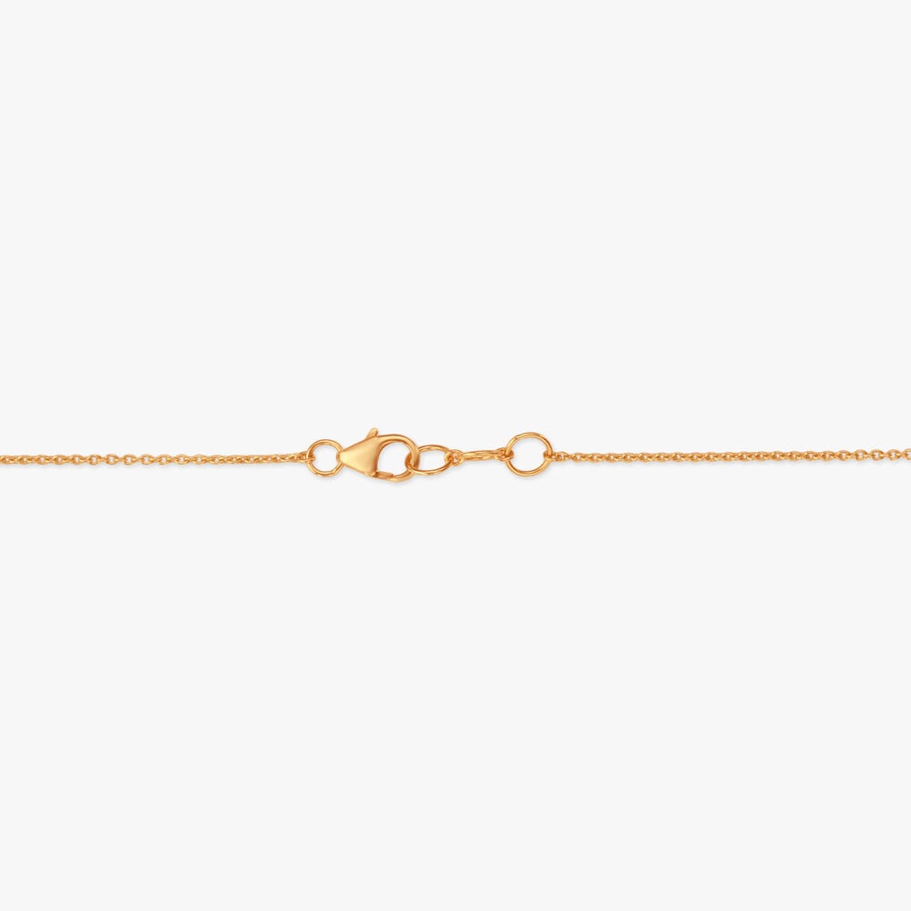 Petal Radiance Diamond Mangalsutra in 18K Yellow Gold, 0.25 ct