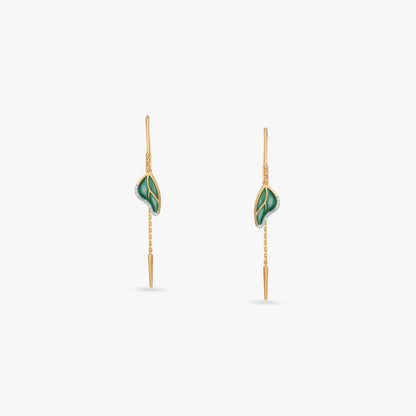 Flutter Joy Diamond Drop Earrings in 18K Yellow Gold, 0.073 ct