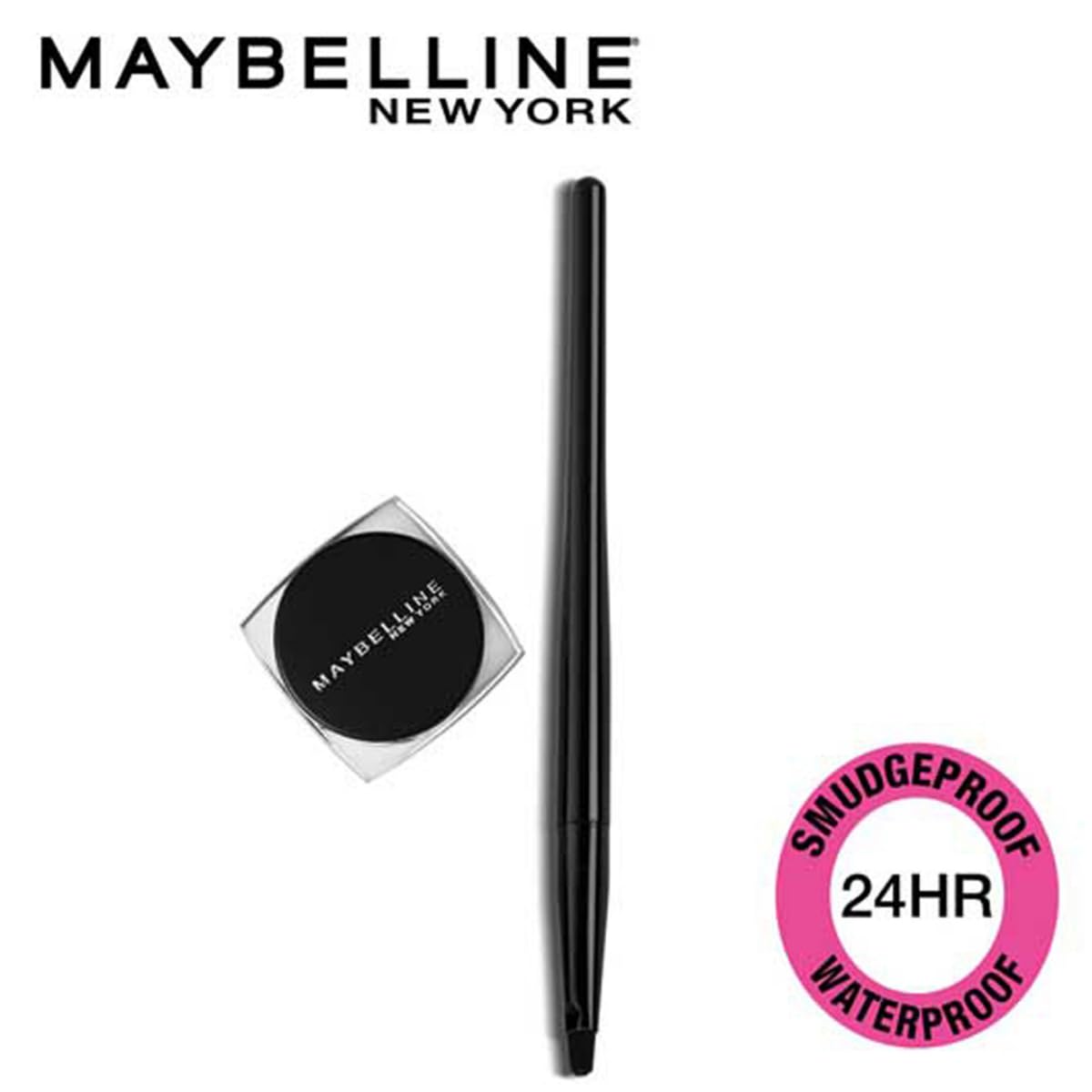 Intense Black Gel Eyeliner - Long Lasting, 36Hr Wear