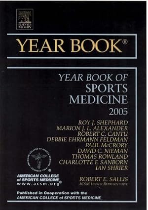 Year Book Of Sports Medicine (hardcover) by Roy Shephard,