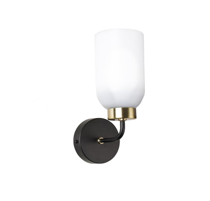 Wall Light Modern Design Black & Brass Finish E27 Compatible 9W Max Size