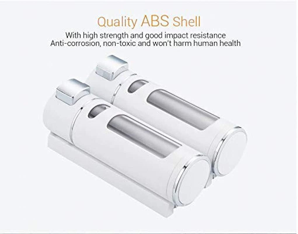 Wall Mounted Liquid Dispenser - Modern ABS Plastic - 400ml Capacity - White