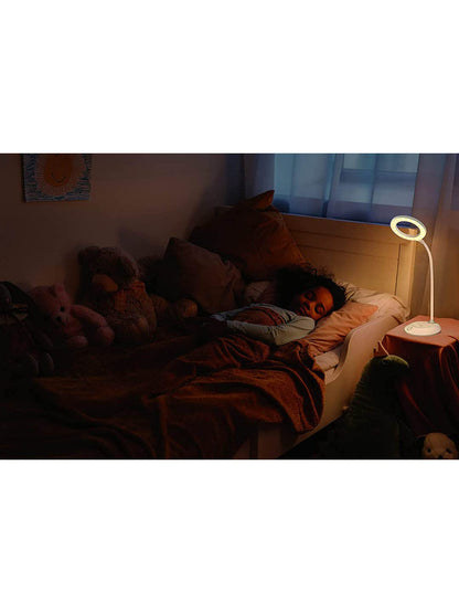 LED Table Lamp with Colour Changing Feature, Polycarbonate, White