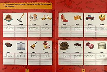 Scholars Hub Reusable And Washable Wipe And Clean Books For Kids (Set Of 3 Books) : Alphabet, Numbers & Words | 48 Pages | Writing Books | Helps Child To Write, Wipe And Write Again.