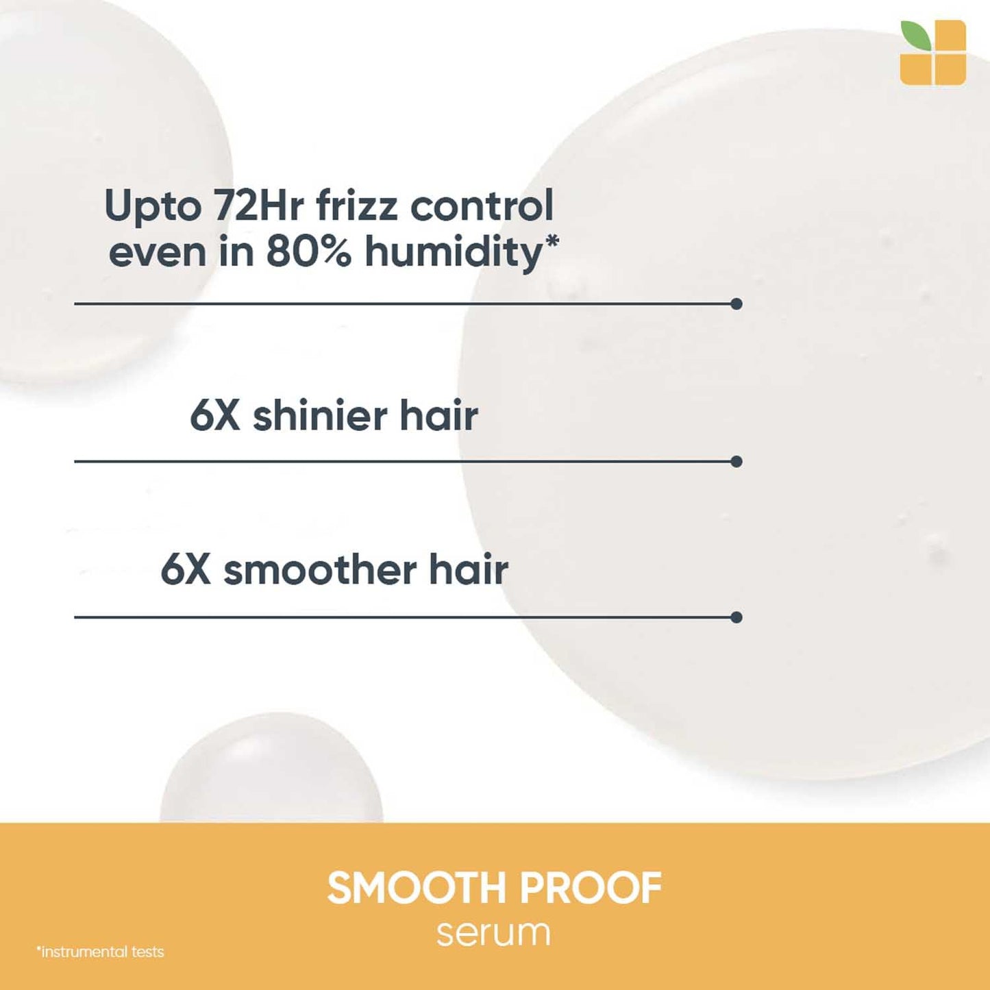 Smoothproof 6-in-1 Hair Serum for Frizzy Hair, Avocado & Grape Seed