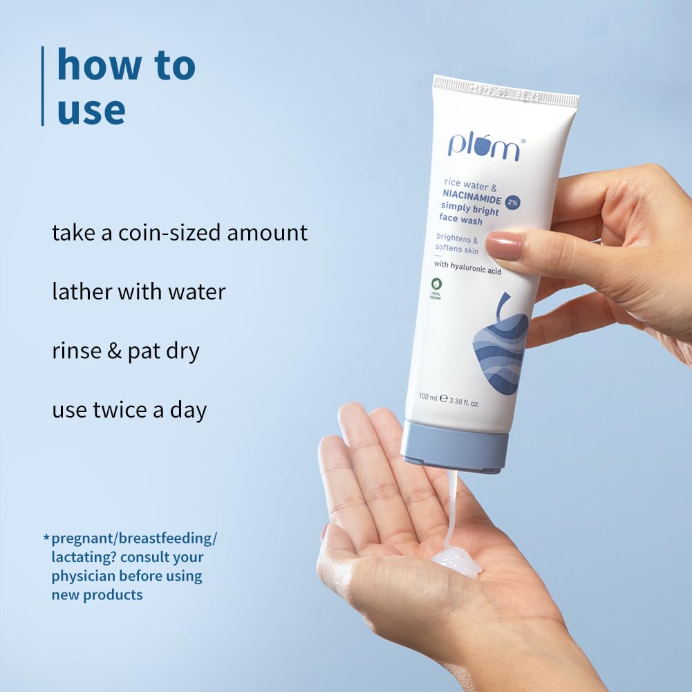 2% Niacinamide Face Wash with Rice Water - Brightens & Hydrates