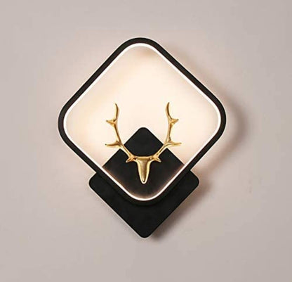 Wall Lighting LED Lamp Adjustable Color Changing Black Square 25cm