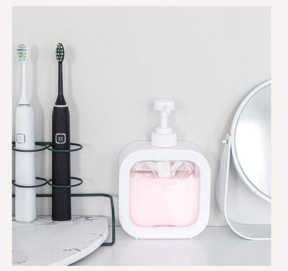 Plastic Soap Dispenser with Leak-Proof Pump - 10 Oz - Clear Design - Reusable & Eco-Friendly