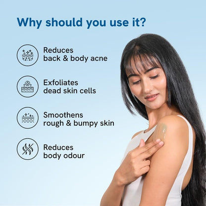 Body Acne Reduction Kit: Salicylic Acid Wash & Niacinamide Lotion
