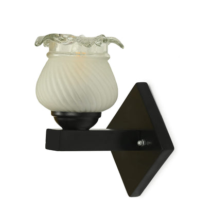 Wall Light Uplighter Modern Design Black Metal 40cm
