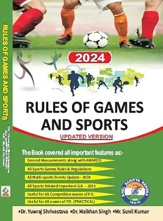 Rules of Games and Sports 2024 (Updated Version) Paperback  1 January 2023