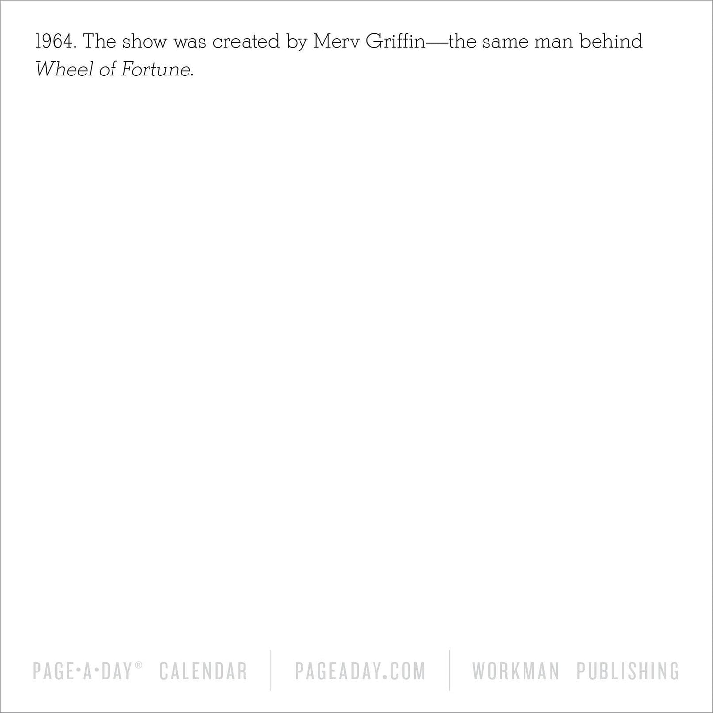 365 Days of Amazing Trivia Page-A-Day® Calendar 2026: The World's Bestselling Trivia Calendar