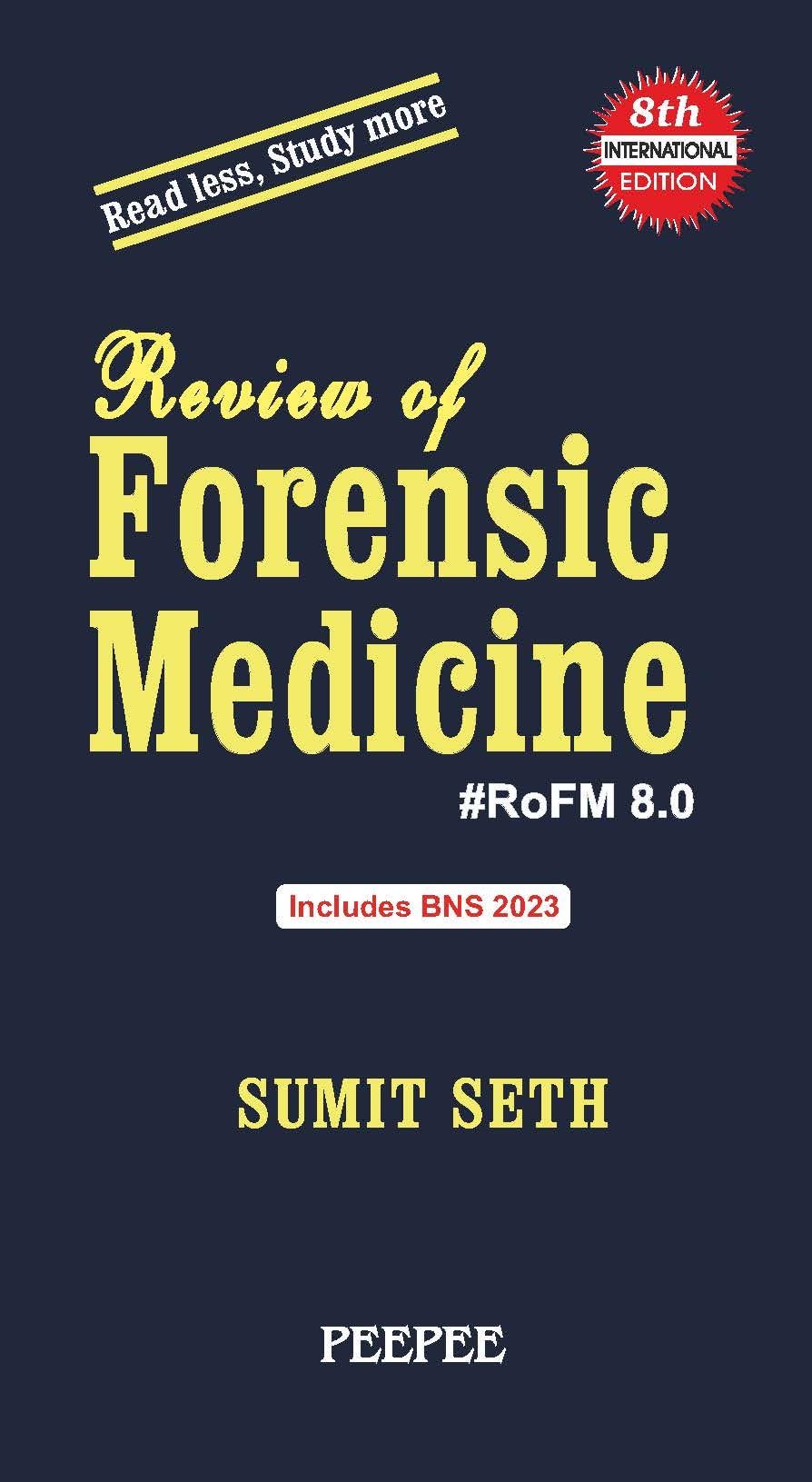 Review Of Forensic Medicine 8/E 2026-Sumit Seth