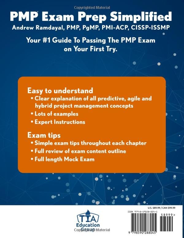 PMP Exam Prep Simplified: Covers the Current PMP Exam and Includes a 35 Hours of Project Management E-Learning Course 