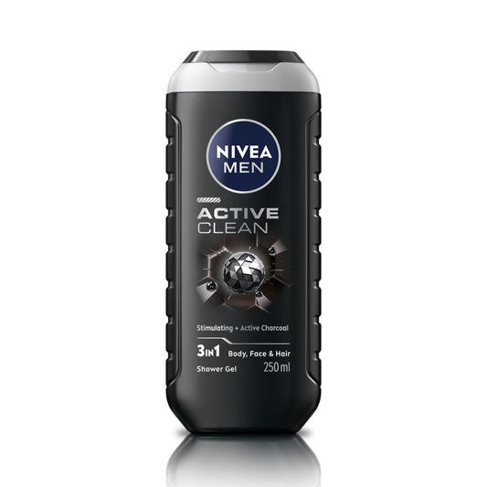 Active Clean Body Wash with Charcoal for Men - 250 ml