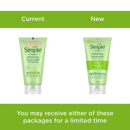 Refreshing Face Wash 150ml - Soap-Free Cleanser for All Skin Types