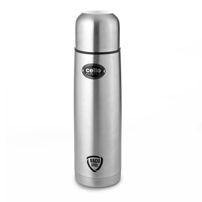 CELLO Flipstyle Insulated Stainless Steel Flask Water Bottle with Jacket For Daily Use 1000 ml
