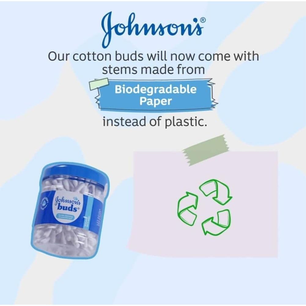 Gentle Cotton Swabs, 150 Count (White, 75 per Pack)