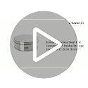 Sumeet Stainless Steel Flat Canister/Storage Container (1.2Ltr) (17Cm)