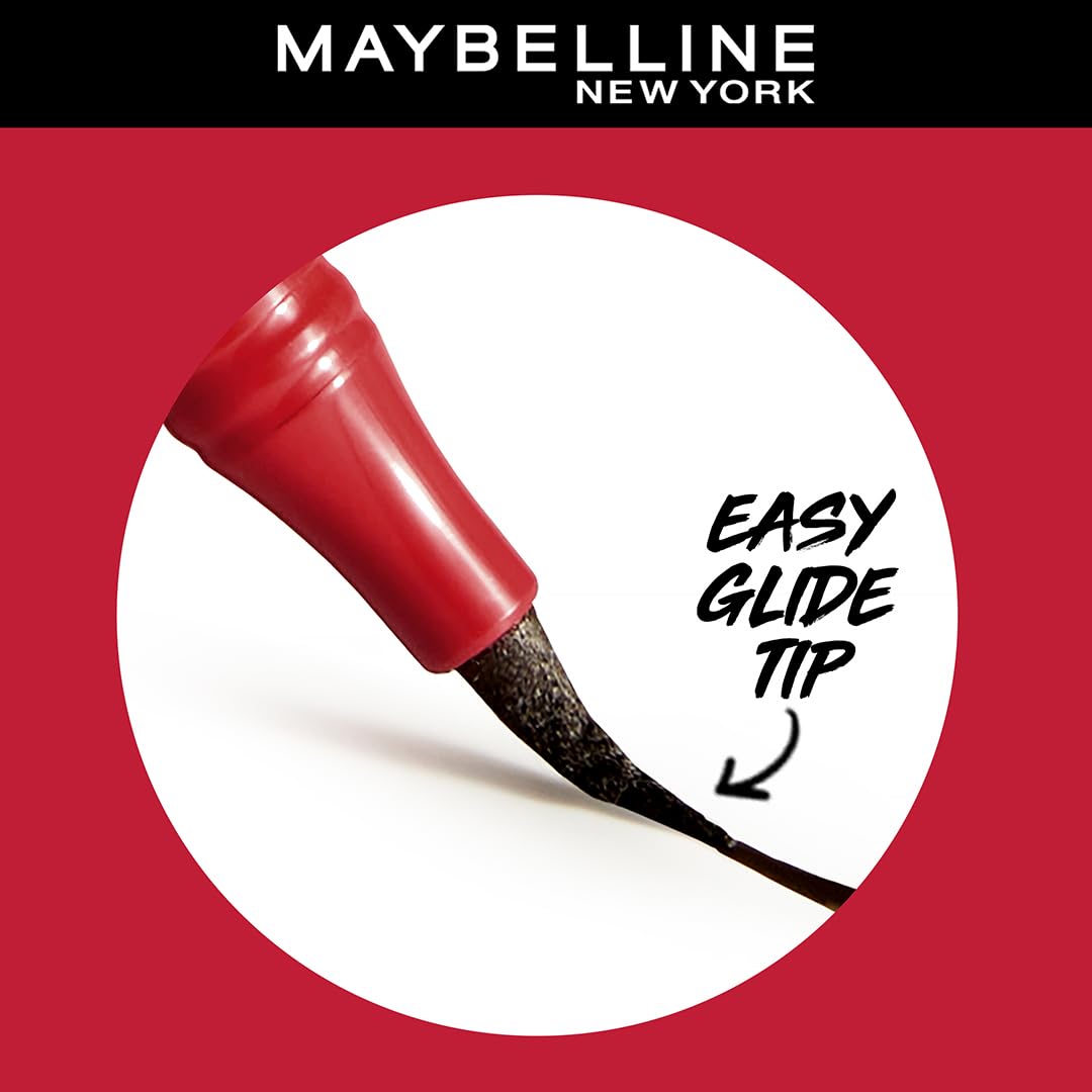 Intense Long-Lasting Black Eyeliner with Precision Felt-tip