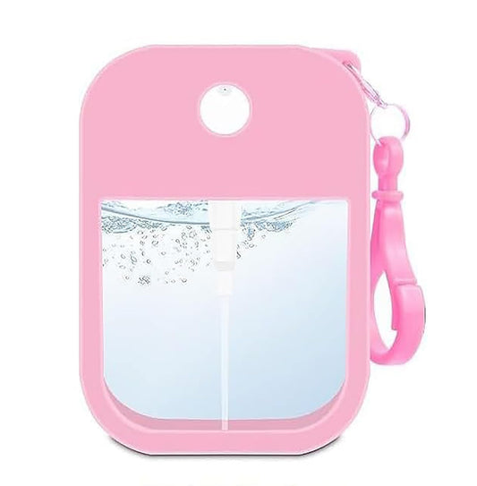 38Ml Pink Card Spray Bottle - Refillable Perfume & Sanitizer