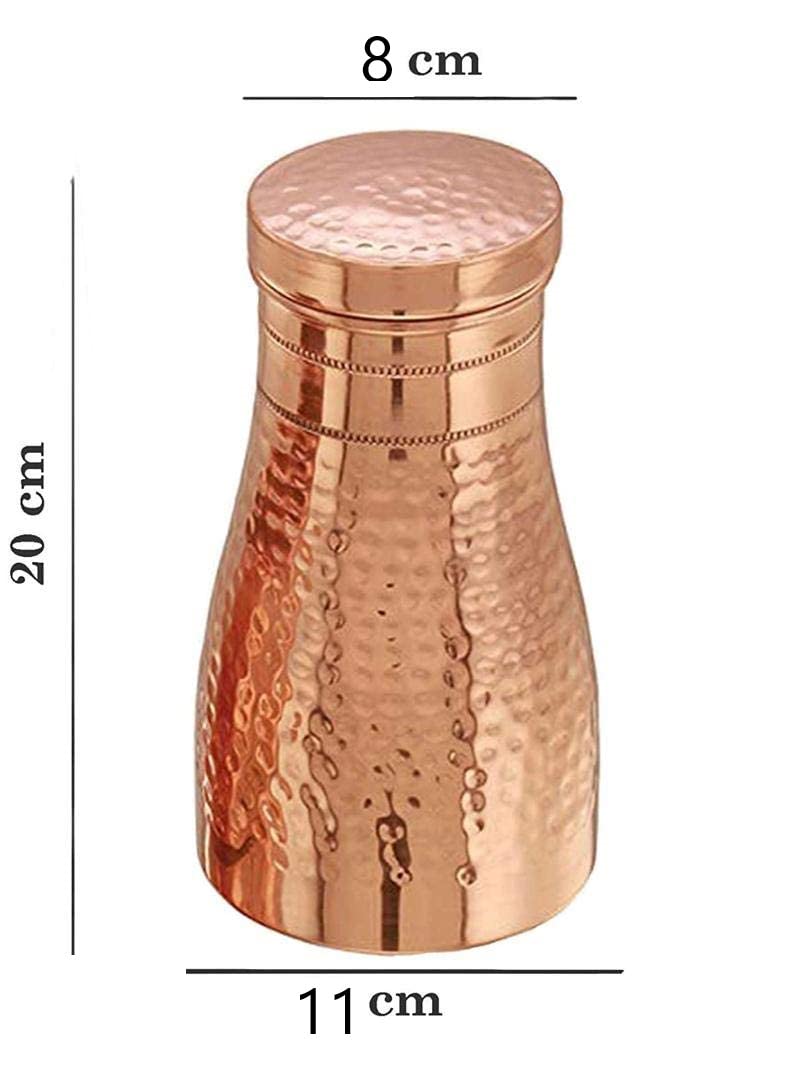 KC Pure Copper Designer Copper Water Bottle 1250 ML