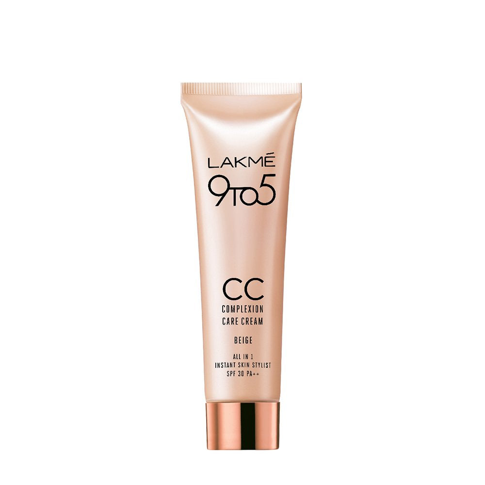 Lakme 9 to 5 CC Cream Mini Beige SPF 30, 9g Tinted Moisturizer
