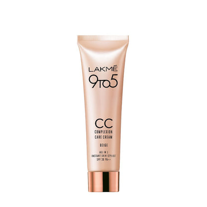 Lakme 9 to 5 CC Cream Mini Beige SPF 30, 9g Tinted Moisturizer