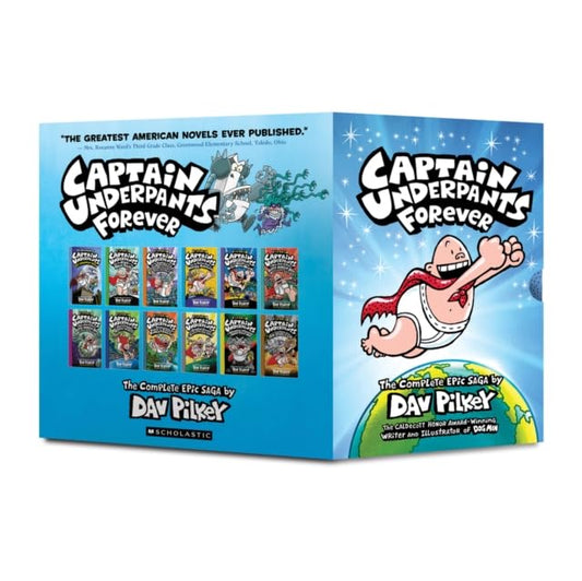 Captain Underpants Forever Boxed Set (1-12)