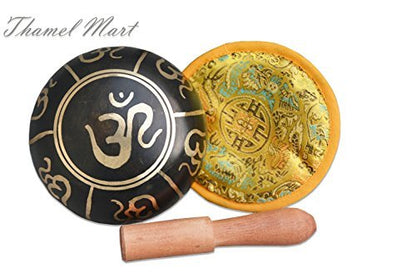 Singing Bowl with Cushion and Rosewood Mallet - Om Peace Design