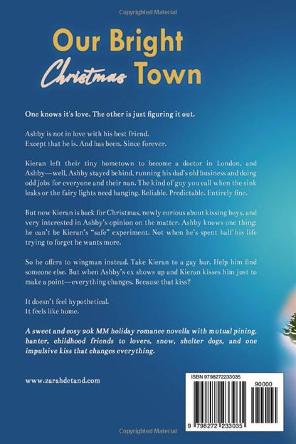 Our Bright Christmas Town: A Sweet MM Small-Town Friends-to-Lovers Romance 