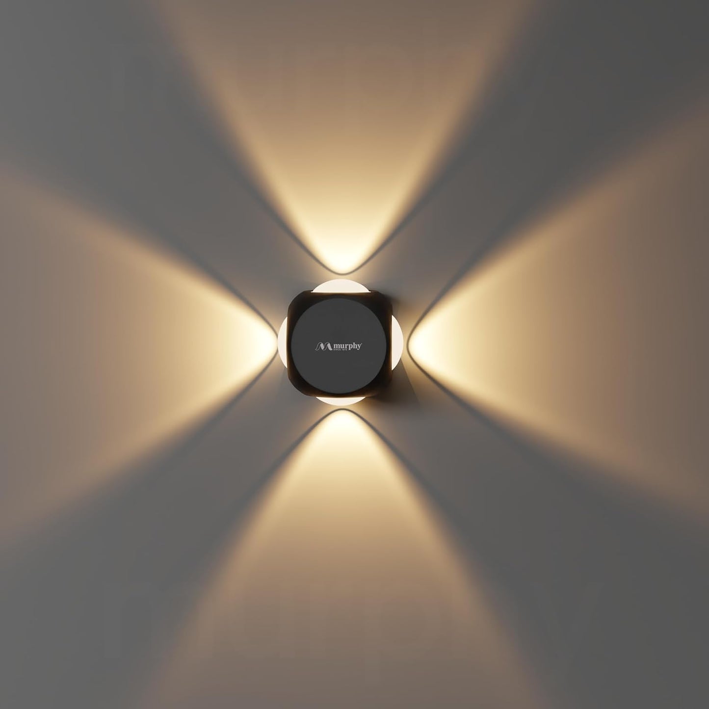 Murphy LED Wall Light - Modern Design, Aluminum, 6W, Warm White, IP65 Waterproof
