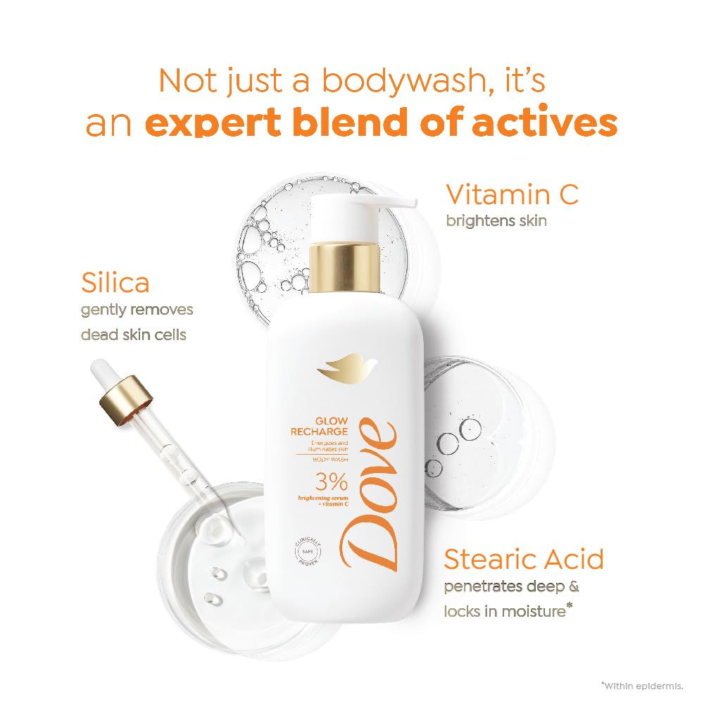 Glow Recharge Serum Body Wash with Vitamin C - 300 ml