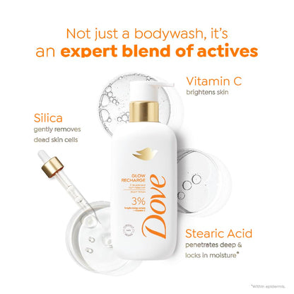 Glow Recharge Serum Body Wash with Vitamin C - 300 ml