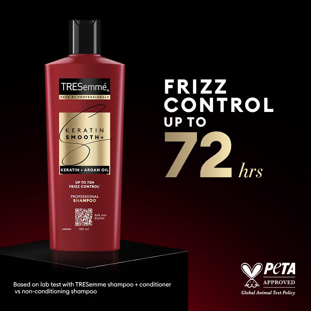 TRESemme Keratin Smooth Shampoo 180ml with Argan Oil