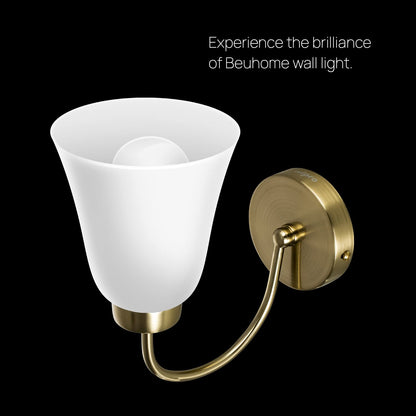 Wall Light - Contemporary Sleek Design - Mild Steel & Brush Bronze - E27 - Indoor Decorative Lighting